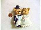   Supplies Cake Topper Adorable Love Bears Bride and Groom Whatnot