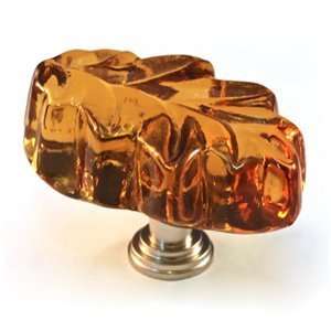   Crystal ARTX L2A Art X Amber Knobs Cabinet Hardware: Home Improvement