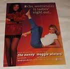 1997 CBS tv ad page ~ THE NANNY Fran Drescher, MAGGIE WINTERS Faith 