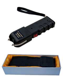 Canniks 928 Ultra High Volt Rechargeable Stun Gun W/ Snatch Prevention 