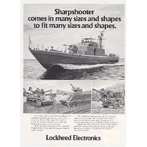   Lockheed Sharpshooter Gun Fire Control System Print Ad