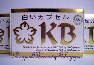 KB Kyusoku Bihaku Glutathione Whitening Pills Vitamin C  