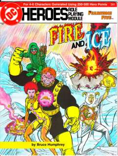 DC Heroes Adv. Fire And Ice Mayfair Games  