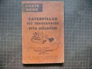 CAT Caterpillar 977 Traxcavator Parts Manual Book Shop  