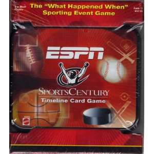    ESPN Sports Century Timeline Card Game in tin: Toys & Games