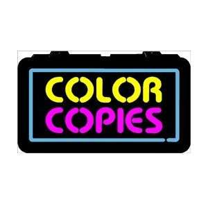 Color Copies Backlit Lighted Imitation Neon Sign