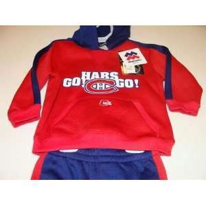 Montreal Canadiens NHL Hockey Age 4 Team Kids Child 2 Pc Hoodie Pants 