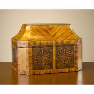  Wood Box with Inlay Pattern: Home & Kitchen