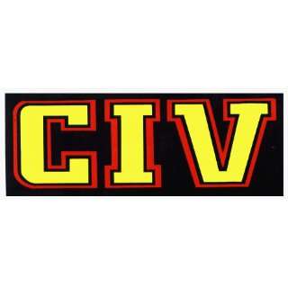  CIV   Logo   Sticker / Decal: Automotive