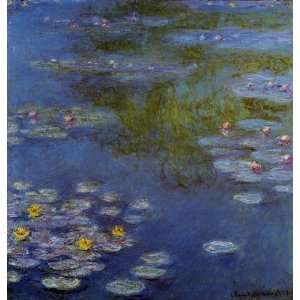 : Oil Painting Reproductions, Art Reproductions, Claude Monet, Water 