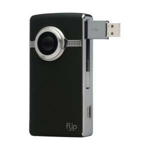  Black And Chrome Flip UltraHD Camcorder With 8GB Memory 