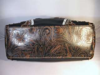 Black Western Rhinestone Crossed Guns Pistols Cowgirl Handbag Purse 