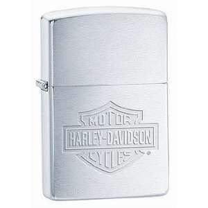  Zippo Etched Brushed Chrome H D Lighter