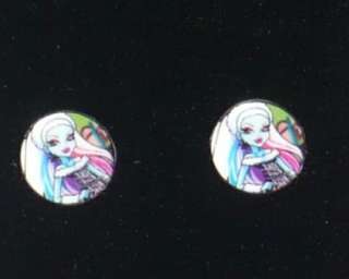   on a Brand New Monster High Dolls Abbey Bominable Stud Earrings DIY