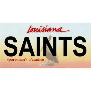  America sports Louisiana State Background License Plates   Saints 