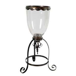 Hurricane Style Floor Candle Holder 14x26.5  Home 