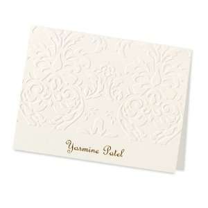    Personalized Damask Note Cards   Set of 50