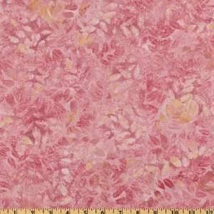   Wide Fallen Leaves Rose Pink Fabric By The Yard: Arts, Crafts & Sewing