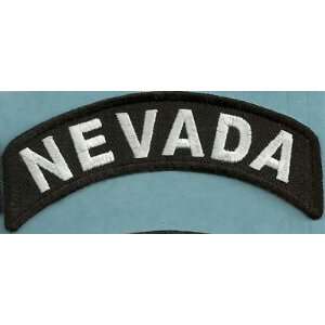 NEVADA STATE ROCKER Embroidered NEW Biker Vest Patch