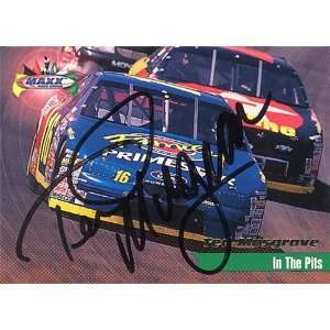  Ted Musgrave Autographed/Hand Signed 1998 MAXX Race Card 