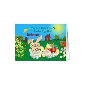 Invitation   To Rebecca / Easter Egg Hunt Card