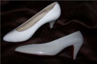 Vintage 80s two tone Michael Abrams shoes heels 8M  