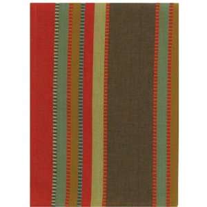  Durable Float Doby Weave 100% Cotton Red Striped Dishtowel 