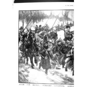    1915 WAR COSSACKS CARPATHIANS BATTLE HORSES WEAPONS