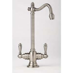   Faucet with Lever Handle Finish Almond Powder Coat