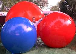 Giant Weather balloon Red 4 foot diameter L@@k   