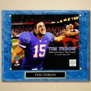  Florida Gators #15 Tim Tebow Final Victory Lap at The 