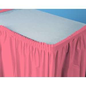  Pink Plastic Table Skirts 