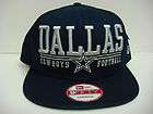 Dallas Cowboys New Era 9Fifty Flat Brim Snapback Cap Snap Hat NFL