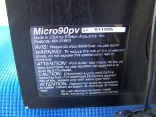 Awesome Boston Acoustics Micro90PV Powered Subwoofer  