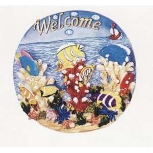  FISH 3 D Welcome Wall Plaque Sign *NEW*!: Office Products