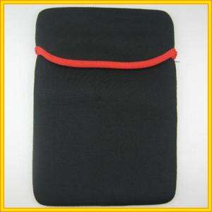 Waterproof Notebook Sleeve Case For iPad RedBlack #9819  