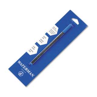 Waterman Ball Point Pen Refills Fine Point Blue Ink 097783540915 