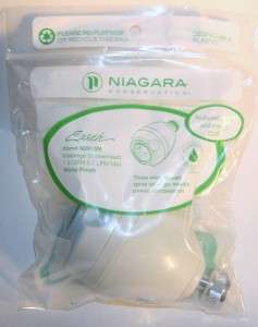 Water Saving Massage Showerhead Niagara N2915N WHITE Earth 1.5 GPM Low 