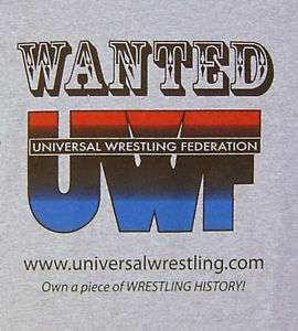 Wanted UWF Logo 4X Large Wrestling Shirts by UWA  