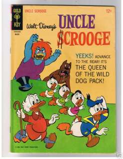 Walt Disneys UNCLE SCROOGE Gold Key Comic #62 1966  