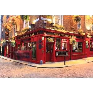 The Temple Bar Pub in Temple Bar Area by Eoin Clarke, 72x48  