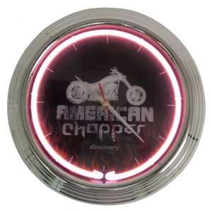 American Chopper Flame Neon Clock