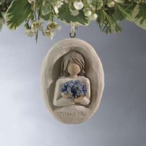  Thank You Plaque Ornament   26159 by Willow Tree Susan 
