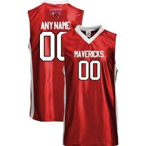 Nebraska Omaha Mavericks Personalized Replica Basketball Jersey   Red 