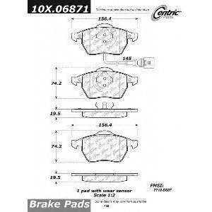   104.06881 104 Series Semi Metallic Standard Brake Pad Automotive