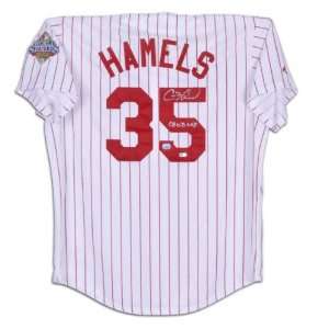 Cole Hamels Philadelphia Phillies Autographed Majestic Replica Jersey 