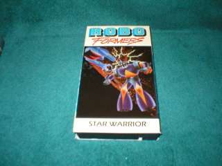 ROBO FORMERS  Star Warrior VHS rare HTF  