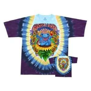  Grateful Dead   Guru Bear Tie Dye T Shirt, Large Sports 