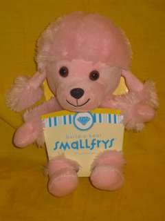This is a new 7 Build A Bear SMALLFRYS PINK POODLE with unused code 