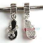 50 New High Heel Shoes Charms Beads Fit Bracelet 150683  